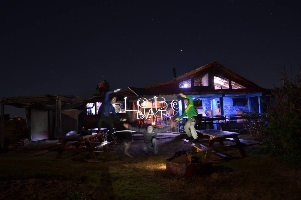 Lobo Hostel Bar Cabo Polonio Bagian luar foto